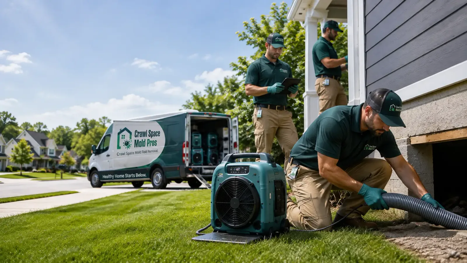 Crawl Space Mold Removal in Corunna, MI